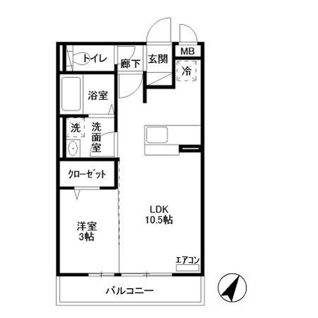 プリームス　Ａ棟の物件間取画像